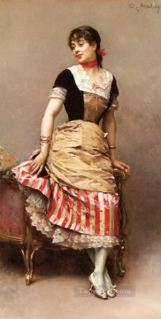  mundo Pintura - YA Retrato de Aline Masson dama realista Raimundo de Madrazo y Garreta